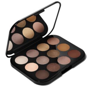 פלטת 12 צלליות בגווני ניוד-מאק Connect In Colour Eye Shadow Palette: Unfiltered Nudes