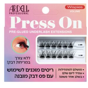 PRESS ON מיני ריסים - WISPIES NATURAL להדבקה עצמית